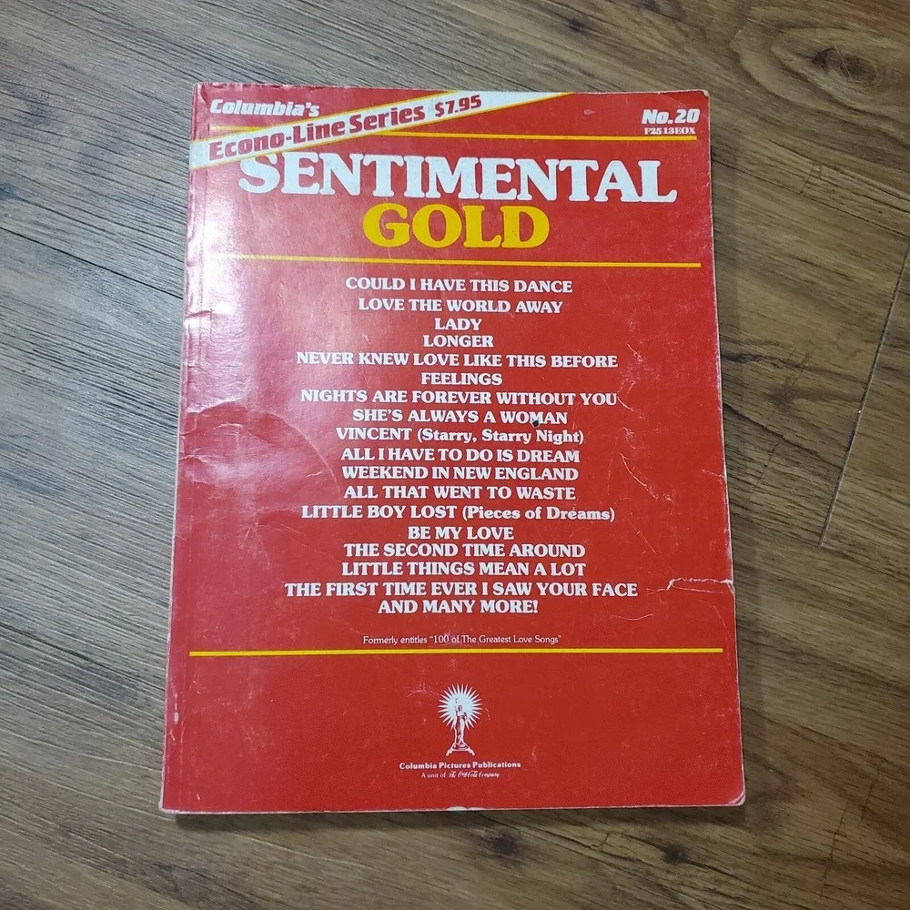 Columbia's‎ Econo-Line Series Sentimental Gold No. 20 Music Song Book